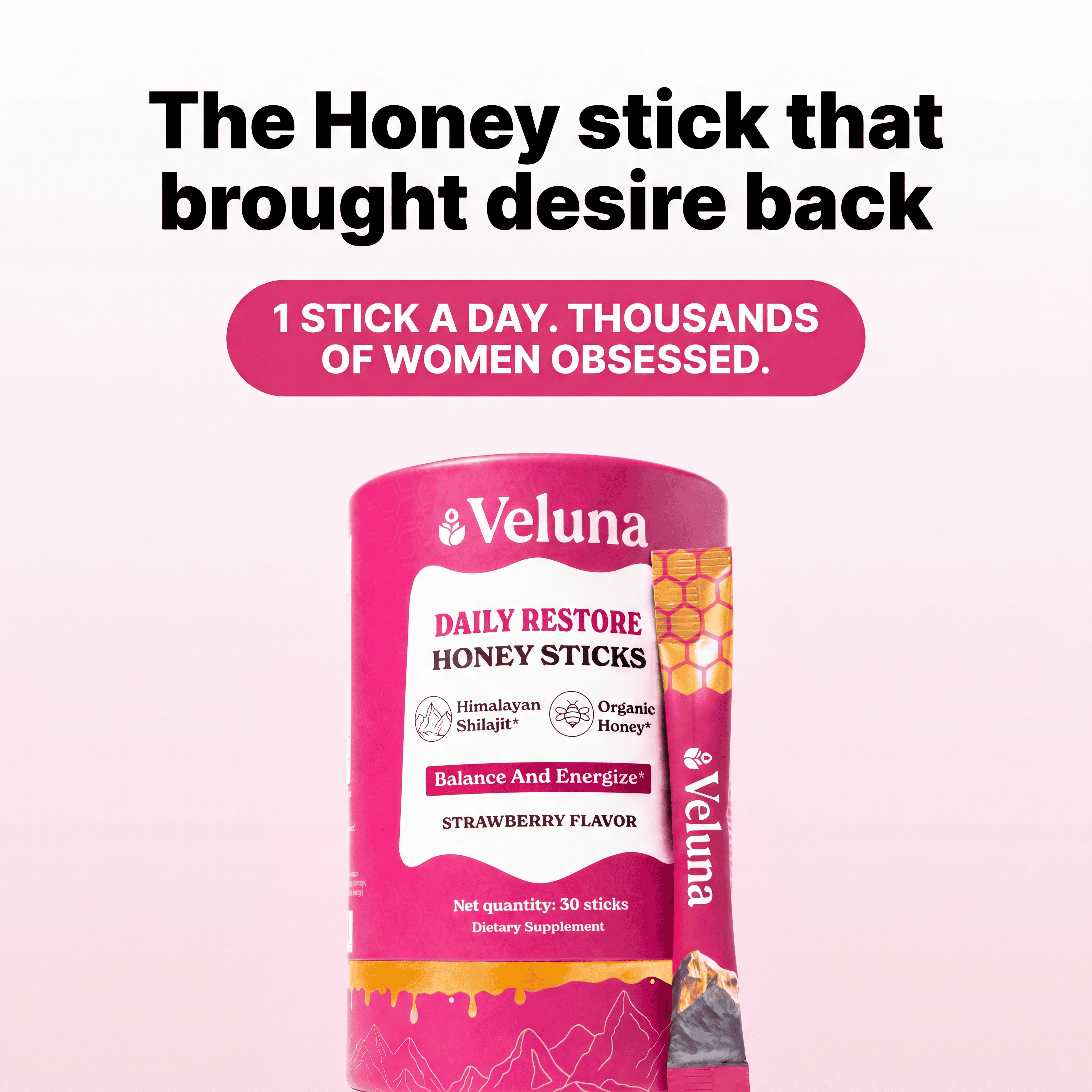 Veluna Shilajit Honey Sticks Veluna