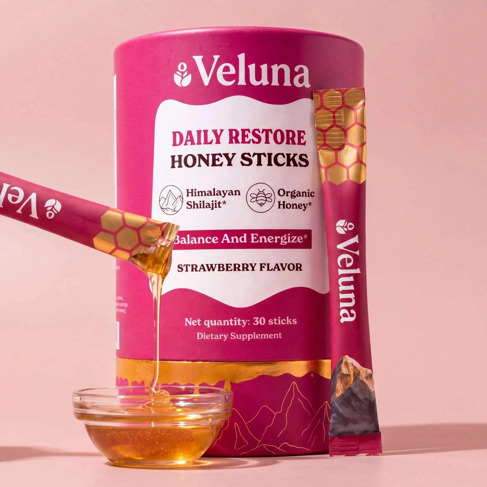 Veluna Shilajit Honey Sticks Veluna